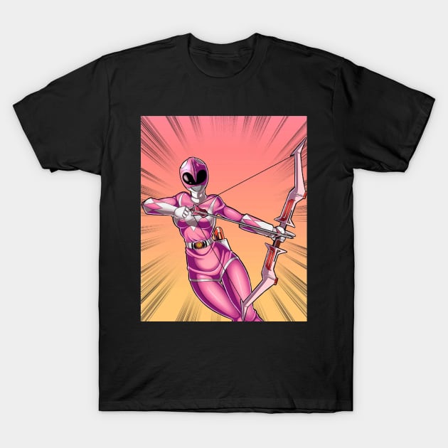 pink ranger T-Shirt by fancy ghost